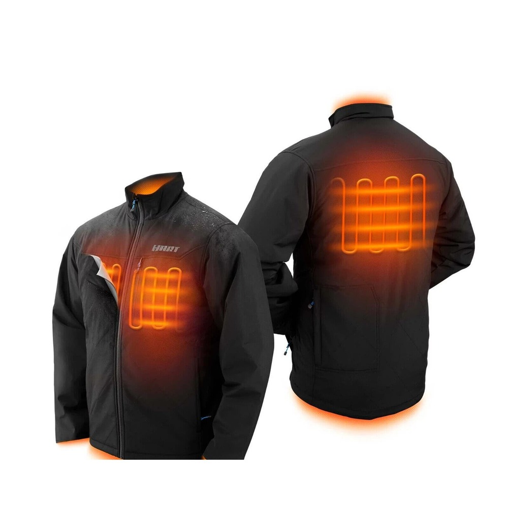 NWT Hart 20V Heated Jacket - Large, Black (No Battery, Charger, or Harness)